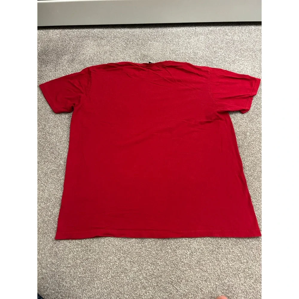 Polo Ralph Lauren T-Shirt Mens XL Red Excellent Blue Pony Logo Short Sleeve Tee